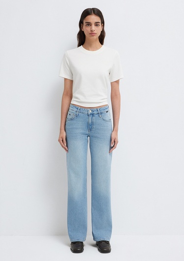  Mavi Ibiza Classic Denim Vintage Açık Mavi Jean Pantolon 1010530-A1567