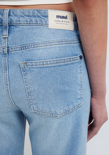  Mavi Ibiza Classic Denim Vintage Açık Mavi Jean Pantolon 1010530-A1567