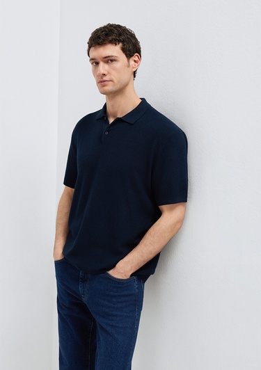  Mavi Lacivert Triko Polo 0710397-70490