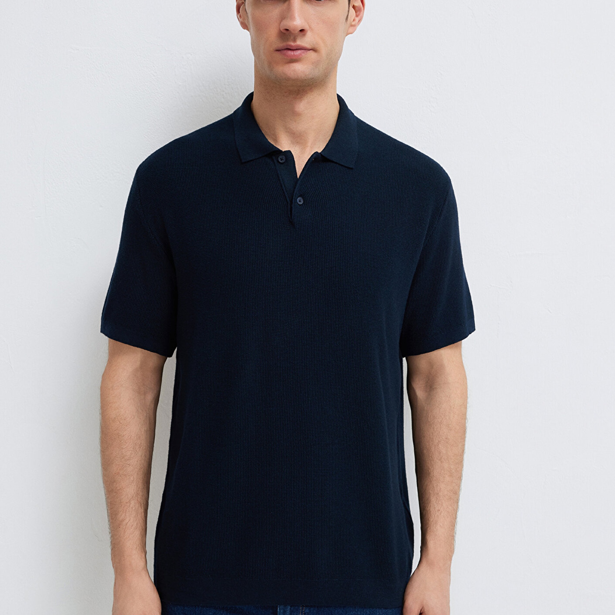 Mavi Lacivert Triko Polo 0710397-70490