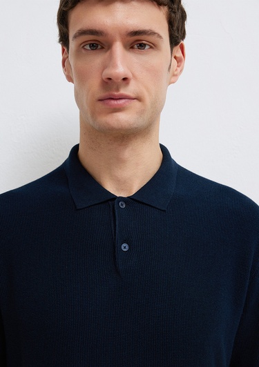  Mavi Lacivert Triko Polo 0710397-70490