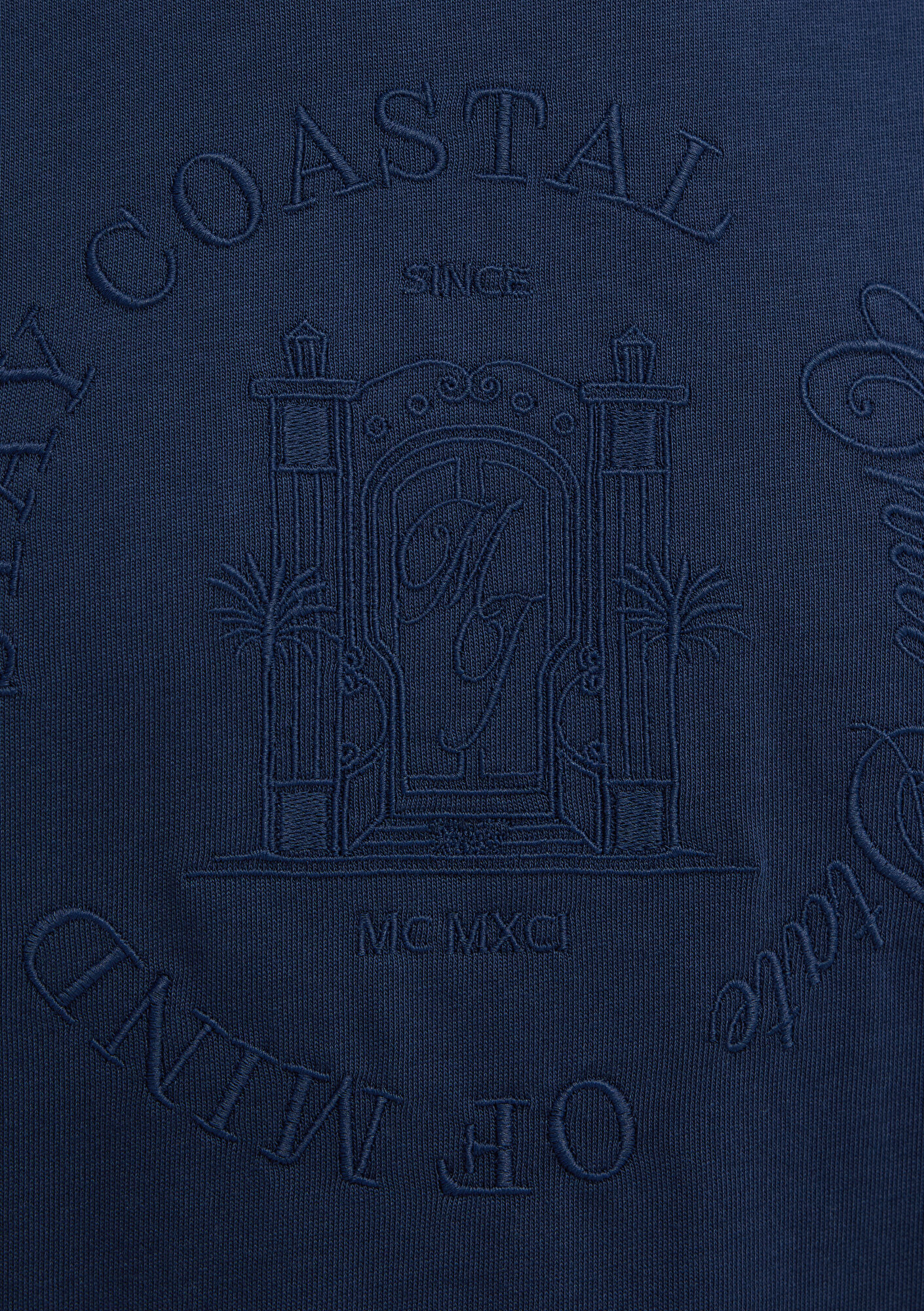 Mavi Baskılı Lacivert Tişört Loose Fit / Bol Rahat Kesim 0613156-70490