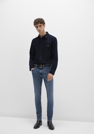  Mavi Kvnç Mavi Black Puslu Mavi Jean Pantolon 001070-90983