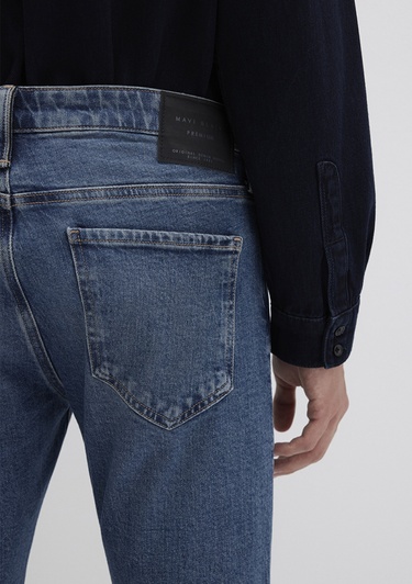  Mavi Kvnç Mavi Black Puslu Mavi Jean Pantolon 001070-90983