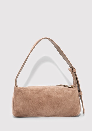  Mavi Süet Deri Kahverengi Kol Çantası 1913697-70367