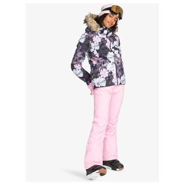  Roxy Jet Ski Kadın Siyah Snowboard Ceketi