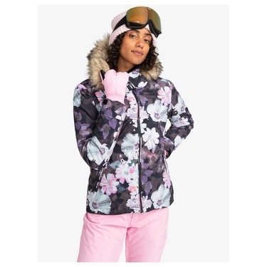  Roxy Jet Ski Kadın Siyah Snowboard Ceketi