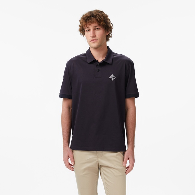  Armani Exchange Erkek Siyah Polo