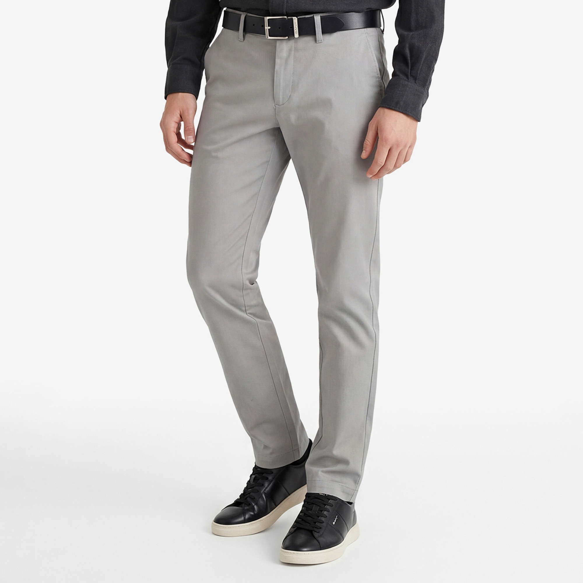 GANT Erkek Gri Slim Fit Pantolon