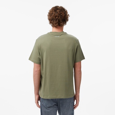  Calvin Klein 20S March Graphic Seasonal Erkek Haki T-Shirt