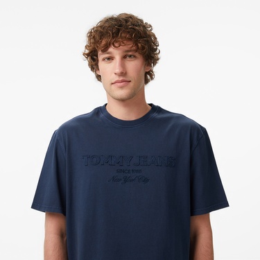  Tommy Hilfiger New Classics Erkek Lacivert T-Shirt