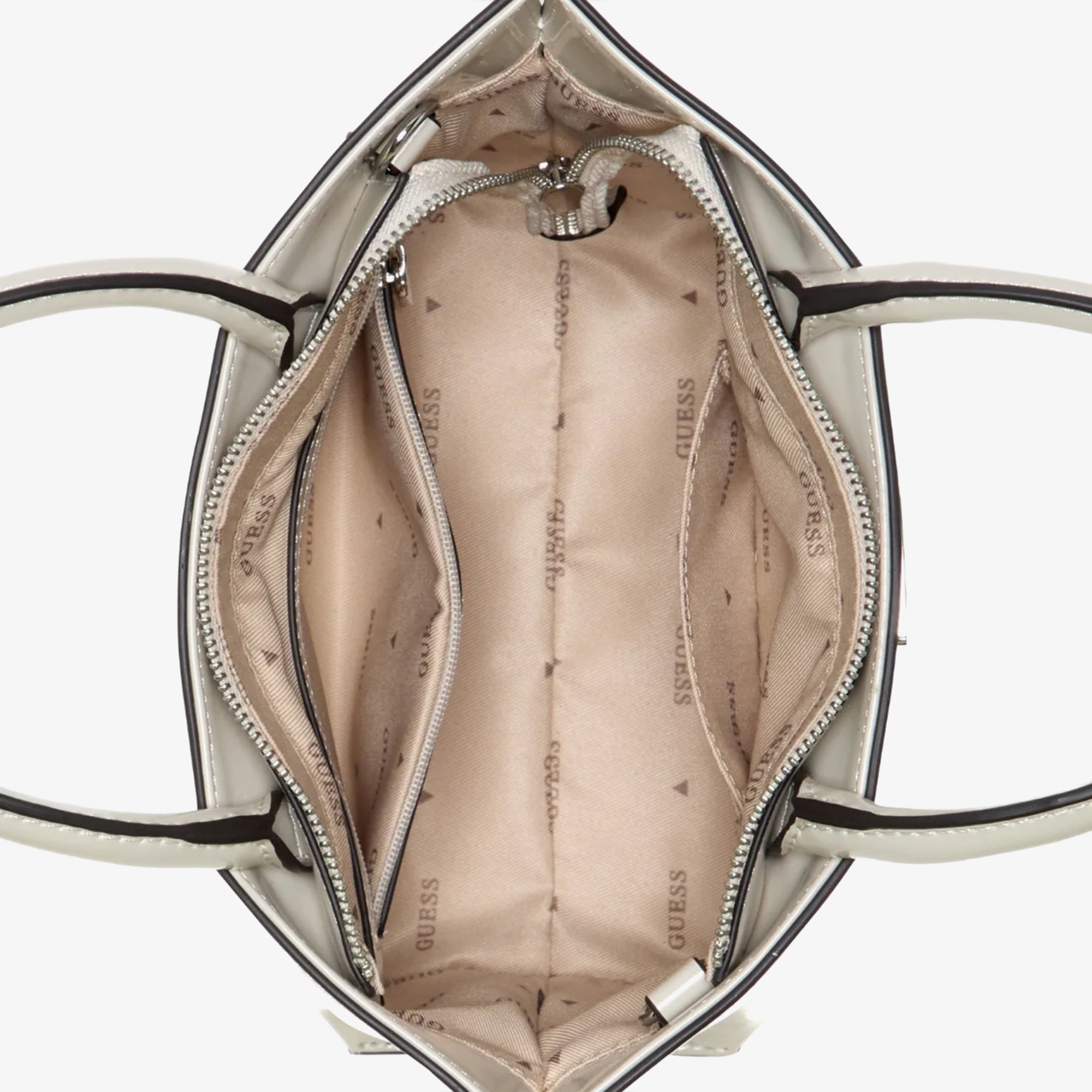 Guess Arnela II Tote Kadın Ekru Omuz Çantası