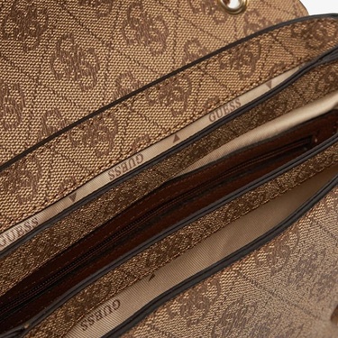  Guess Noelle II Kadın Kahverengi Omuz Çantası