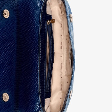  Guess Dovie Kadın Mavi Omuz Çantası