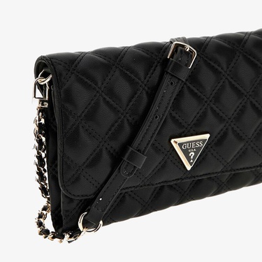  Guess Giully II Kadın Siyah Omuz Çantası