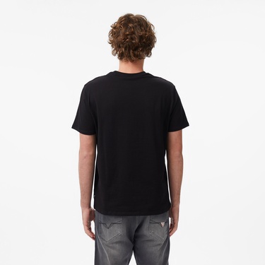  Guess Shimmer Regular Fit Erkek Siyah T-Shirt