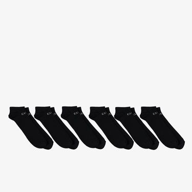  Guess Sneak Erkek Siyah 3'Lü Çorap