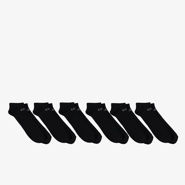  Guess Sneak Erkek Siyah 3'Lü Çorap