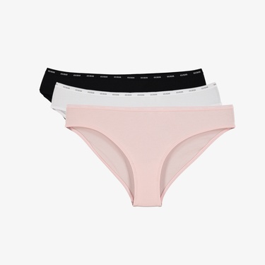  Guess Basic Brief Kadın Renkli 3'Lü Külot