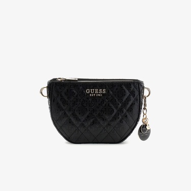  Guess Isemay Çapraz Askılı Kadın Siyah Omuz Çantası