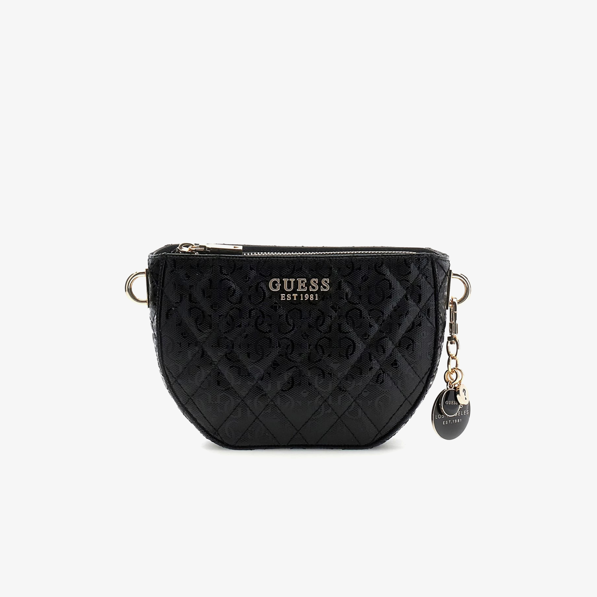  Guess Isemay Çapraz Askılı Kadın Siyah Omuz Çantası