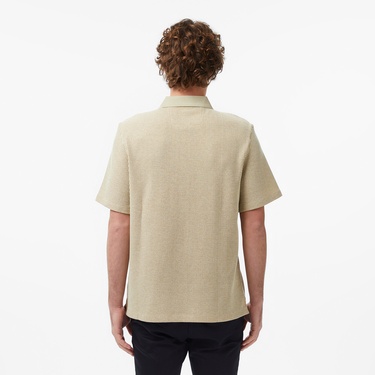  Guess Waffle Erkek Bej T-Shirt