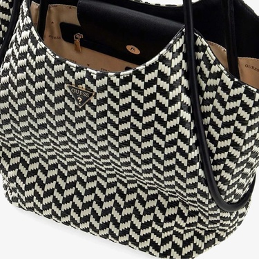  Guess Tessi Tote Kadın Siyah Omuz Çantası