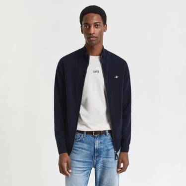  GANT Erkek Lacivert Regular Fit Hırka