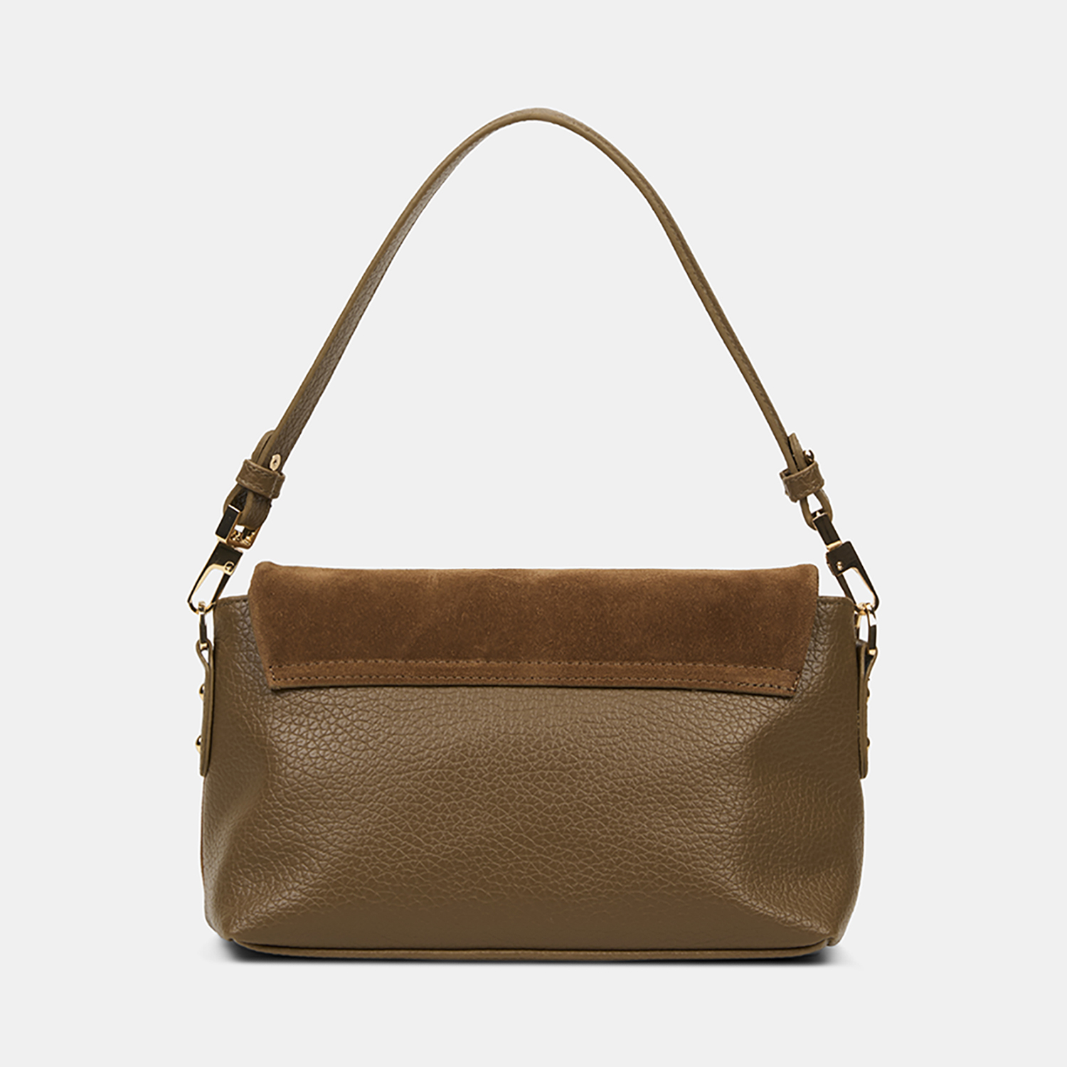 Kadın Vizon Ayarlanabilir Askılı Süet Omuz Çantası