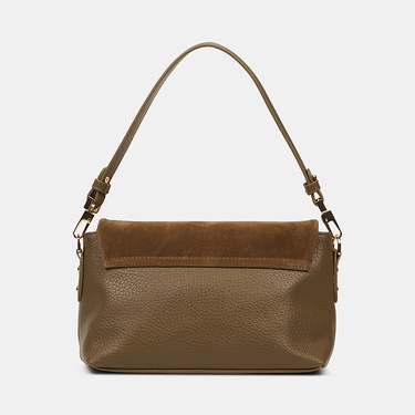  Kadın Vizon Ayarlanabilir Askılı Süet Omuz Çantası