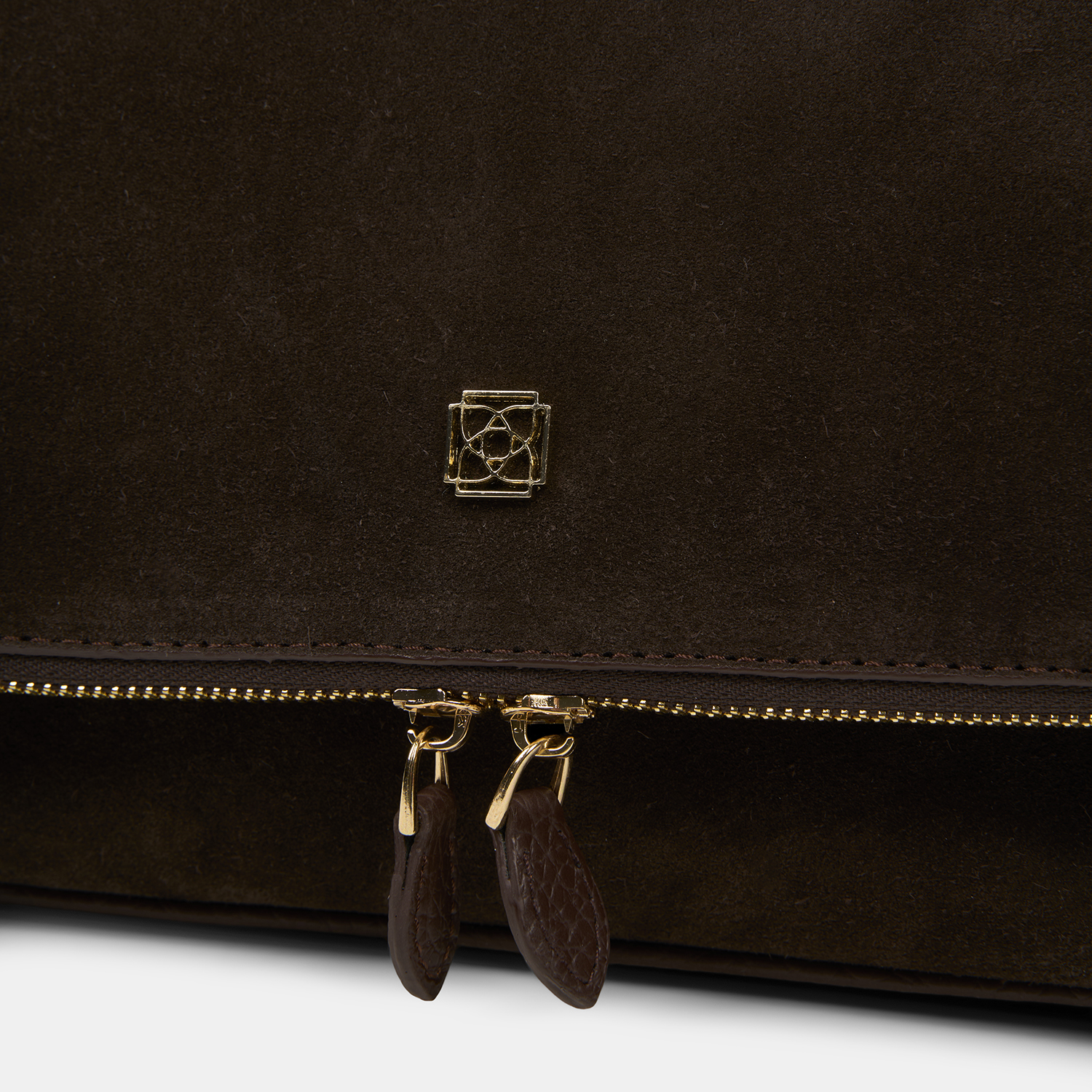  Kadın Acı Kahve Ayarlanabilir Askılı Süet Omuz Çantası