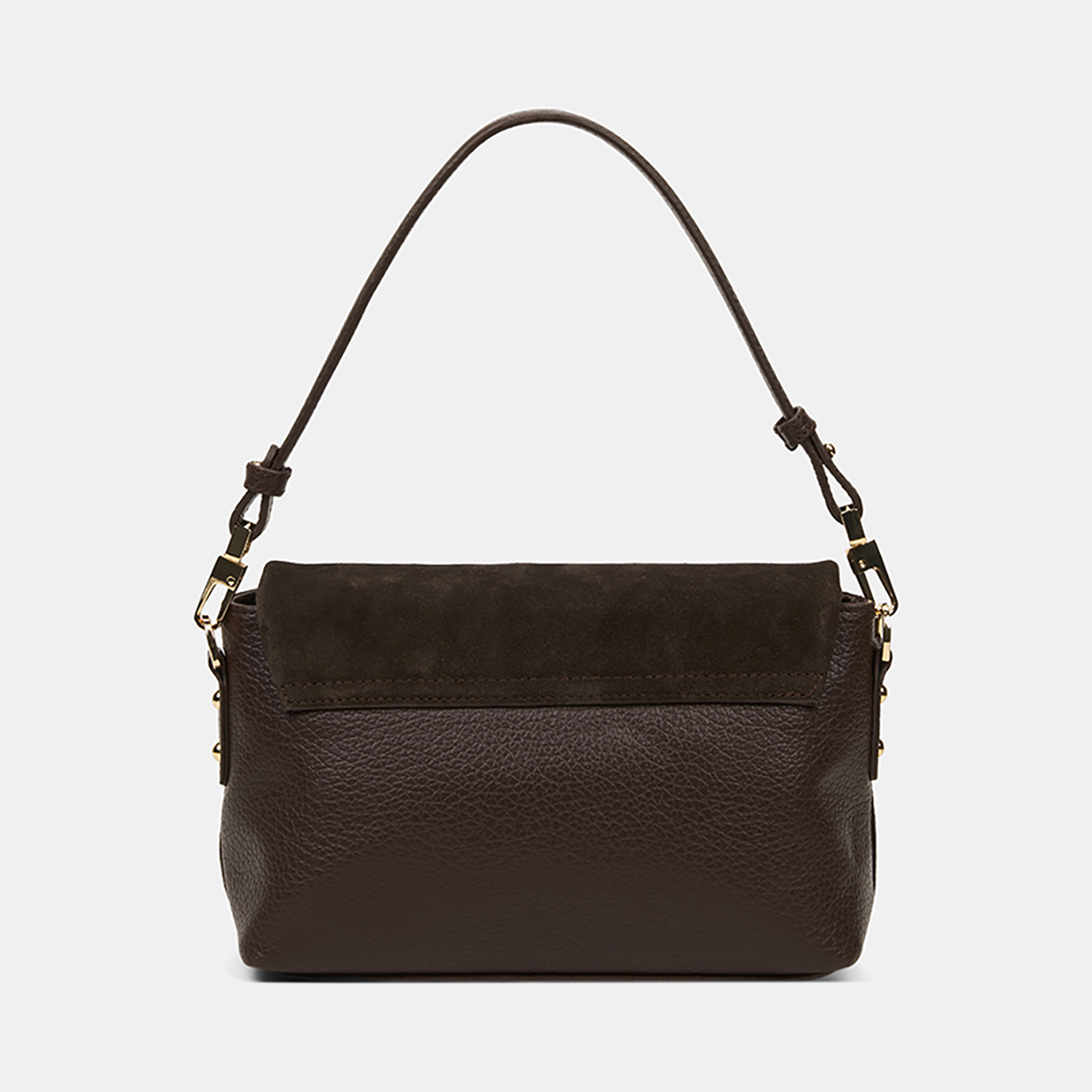 Kadın Acı Kahve Ayarlanabilir Askılı Süet Omuz Çantası