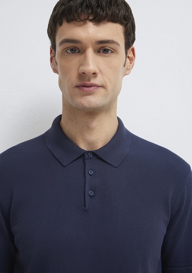  Mavi Lacivert Triko Polo 0710248-83699