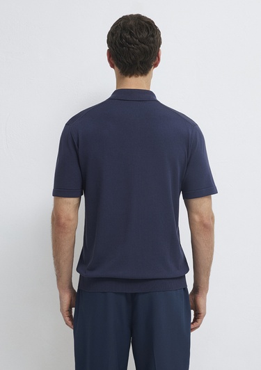  Mavi Lacivert Triko Polo 0710248-83699