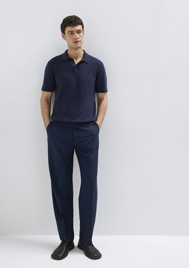  Mavi Lacivert Triko Polo 0710248-83699