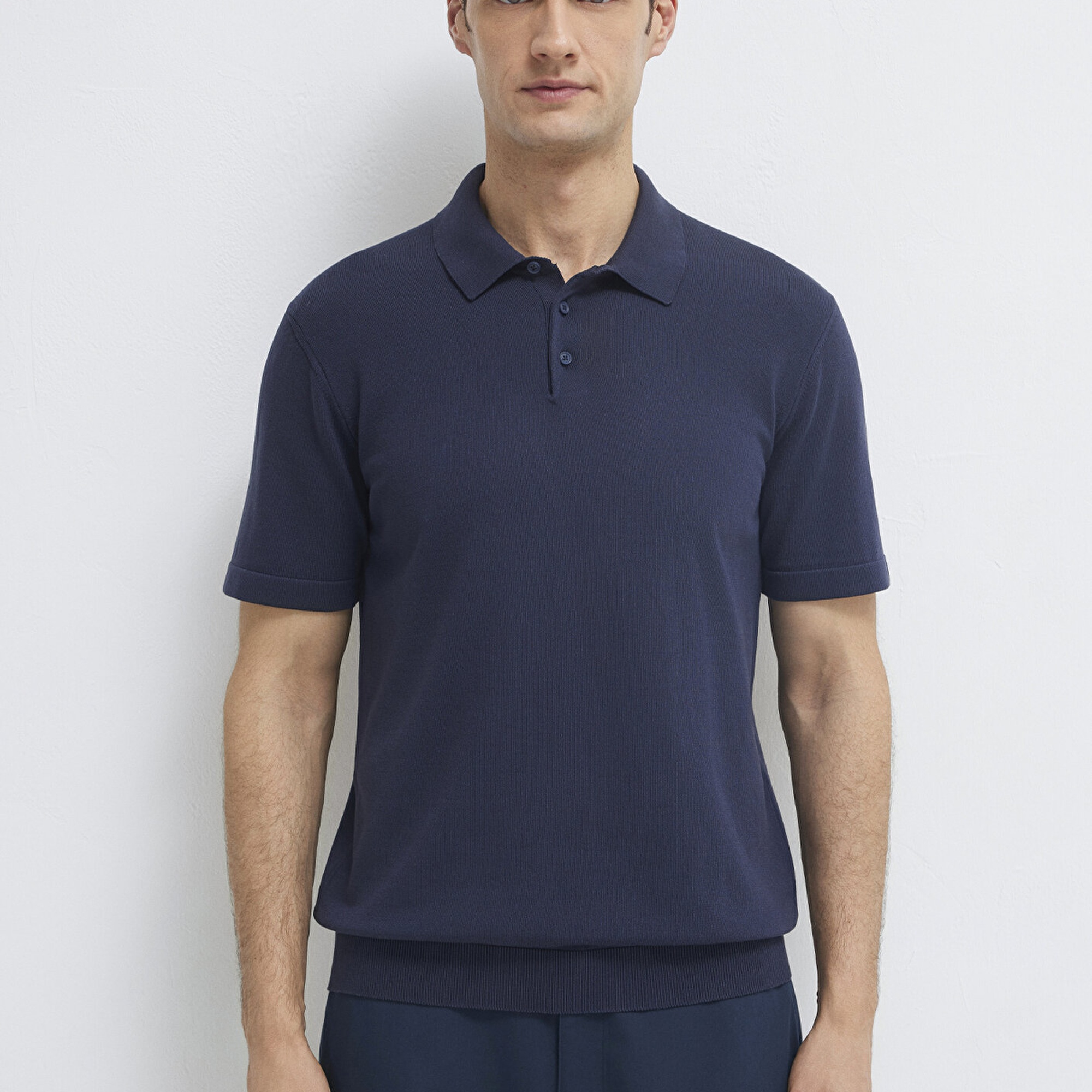 Mavi Lacivert Triko Polo 0710248-83699