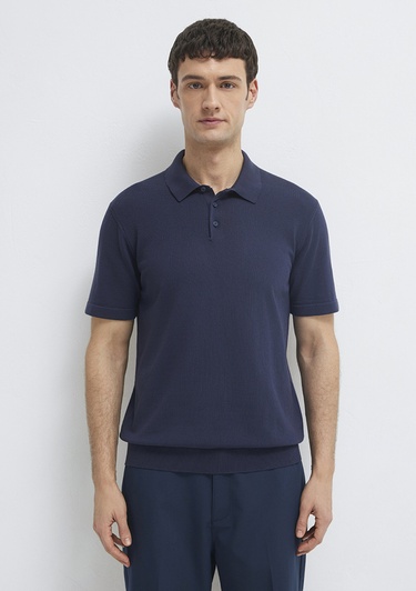  Mavi Lacivert Triko Polo 0710248-83699