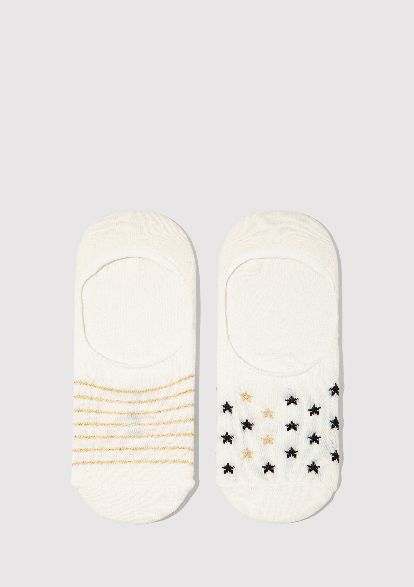  Mavi Beyaz Babet Çorap 1913775-620