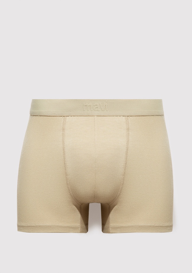  Mavi Bej Basic Boxer 0911853-70185