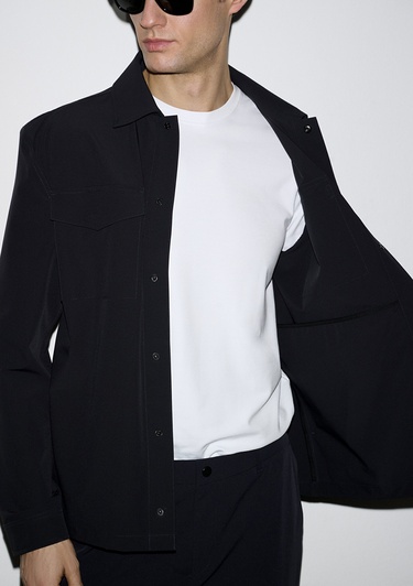  Mavi Fonksiyonel Cepli Lacivert Travel Ceket Regular Fit / Normal Kesim 0110934-70497