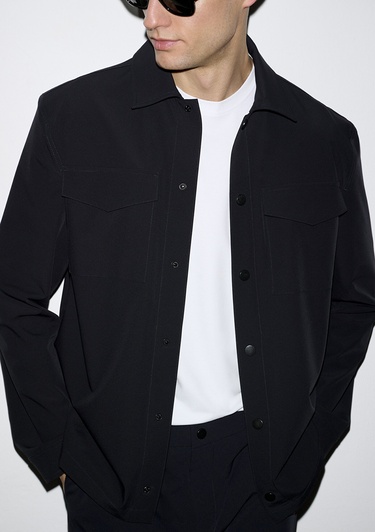  Mavi Fonksiyonel Cepli Lacivert Travel Ceket Regular Fit / Normal Kesim 0110934-70497