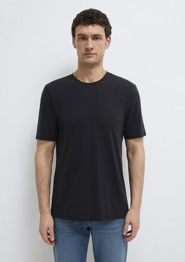  Mavi Mavi Black Siyah (TENCEL™) Tişört Regular Fit / Normal Kesim 0613469-900