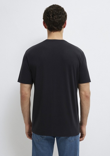  Mavi Mavi Black Siyah (TENCEL™) Tişört Regular Fit / Normal Kesim 0613469-900