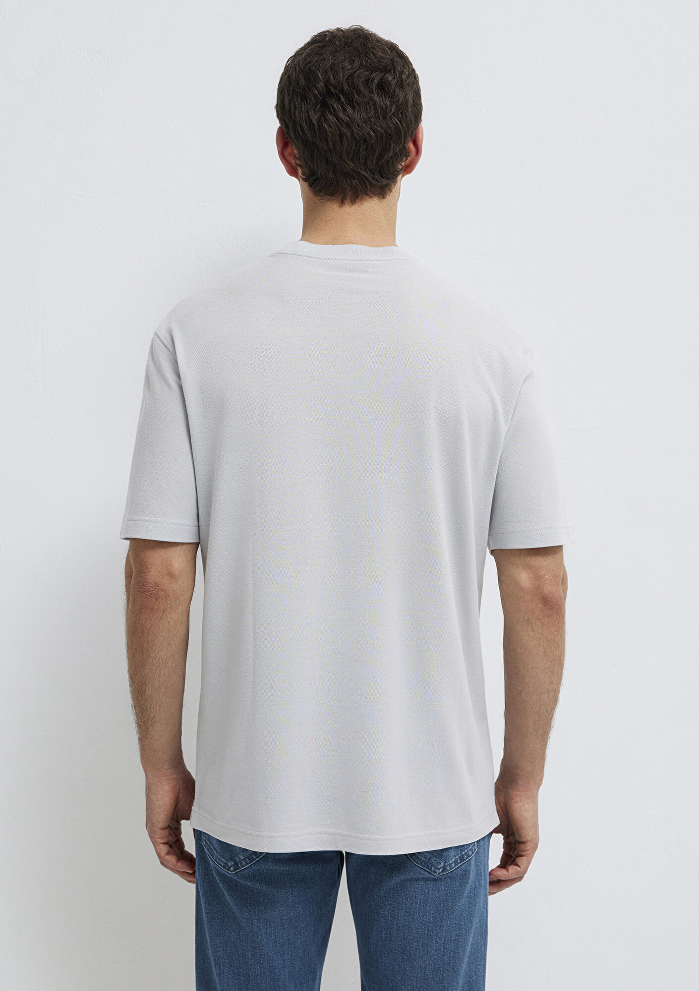 Mavi Mavi Black (TENCEL™) Liyosel Karışımlı Açık Mavi Tişört Loose Fit / Bol Rahat Kesim 0613468-70802