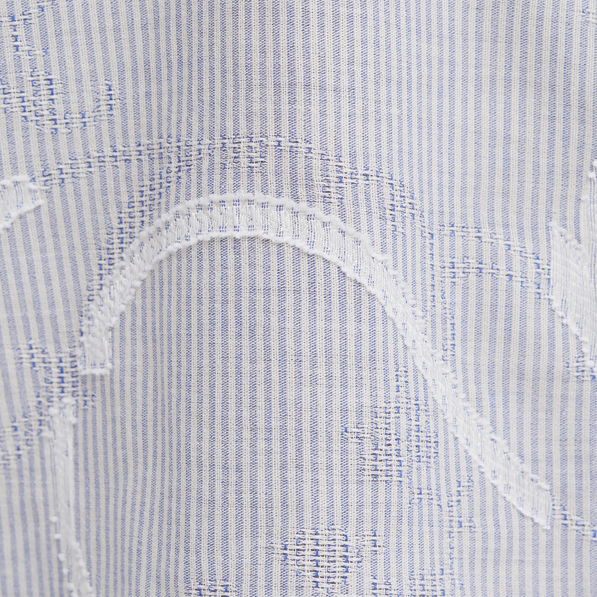 Mavi Çizgili Gömlek Loose Fit / Bol Rahat Kesim 1211437-84336