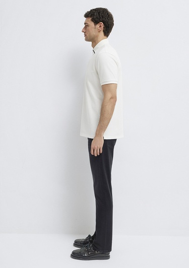  Mavi Mavi Black Ekru Polo Tişört Regular Fit / Normal Kesim 0613358-70057