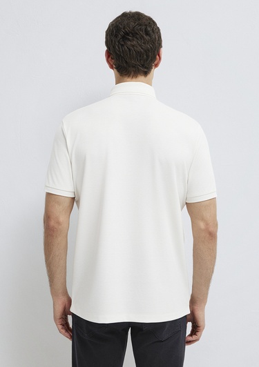  Mavi Mavi Black Ekru Polo Tişört Regular Fit / Normal Kesim 0613358-70057