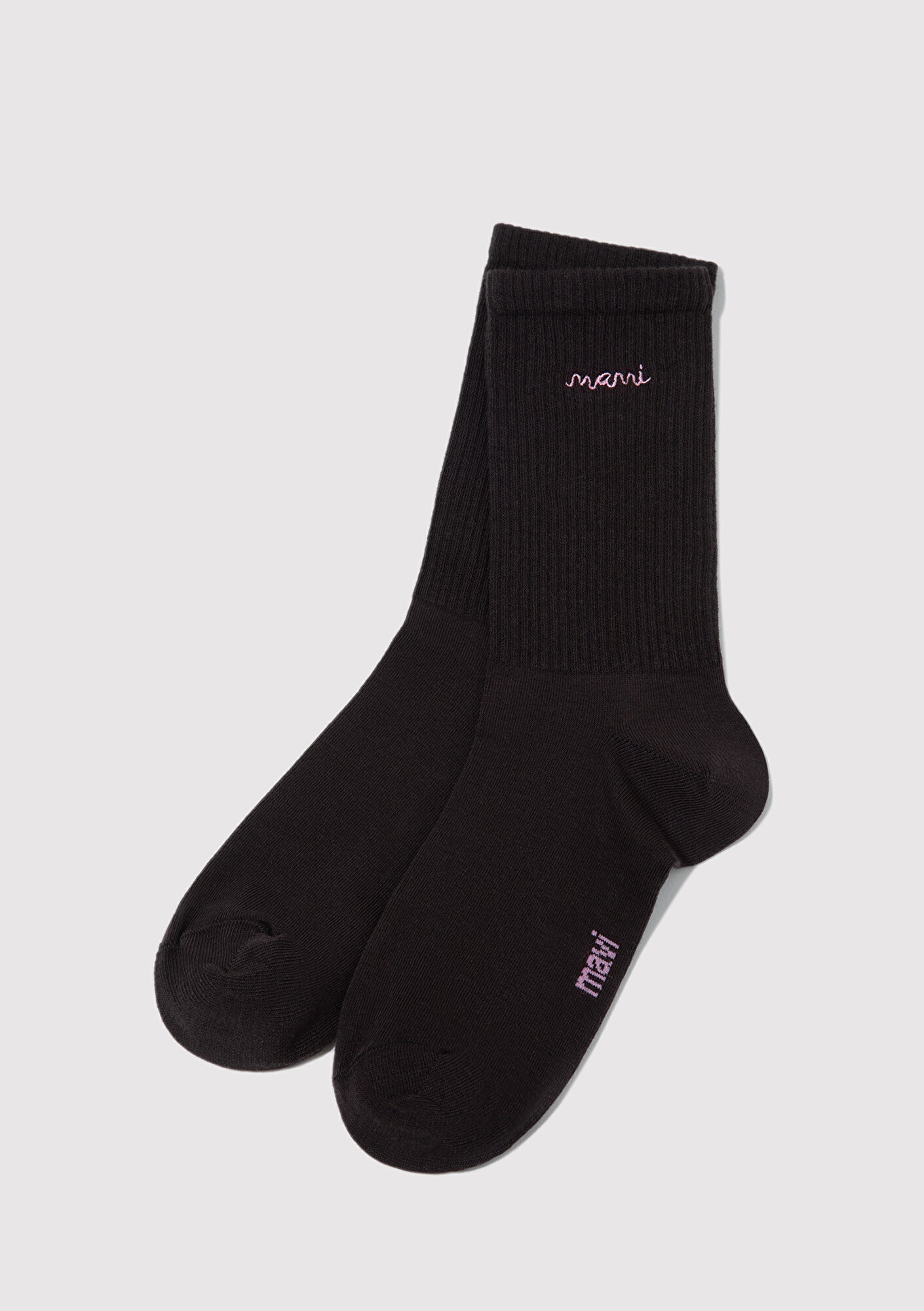 Mavi Mavi Logo Nakışlı Soket Çorap 1913235-29871