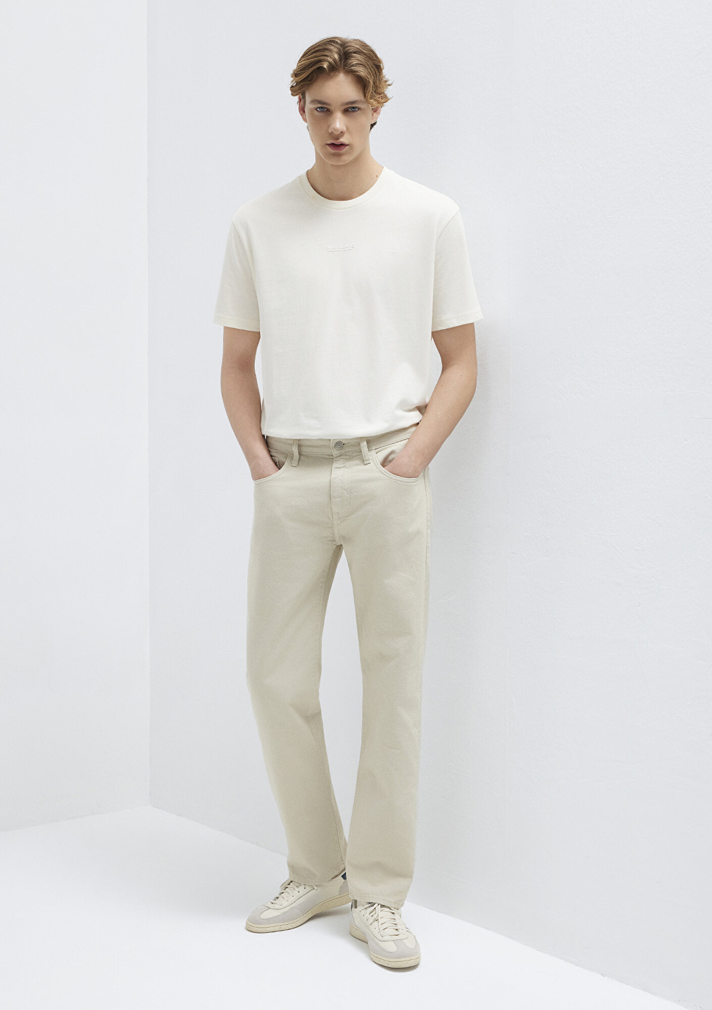 Mavi Lisbon Ekru Gabardin Pantolon 0010039-A3058