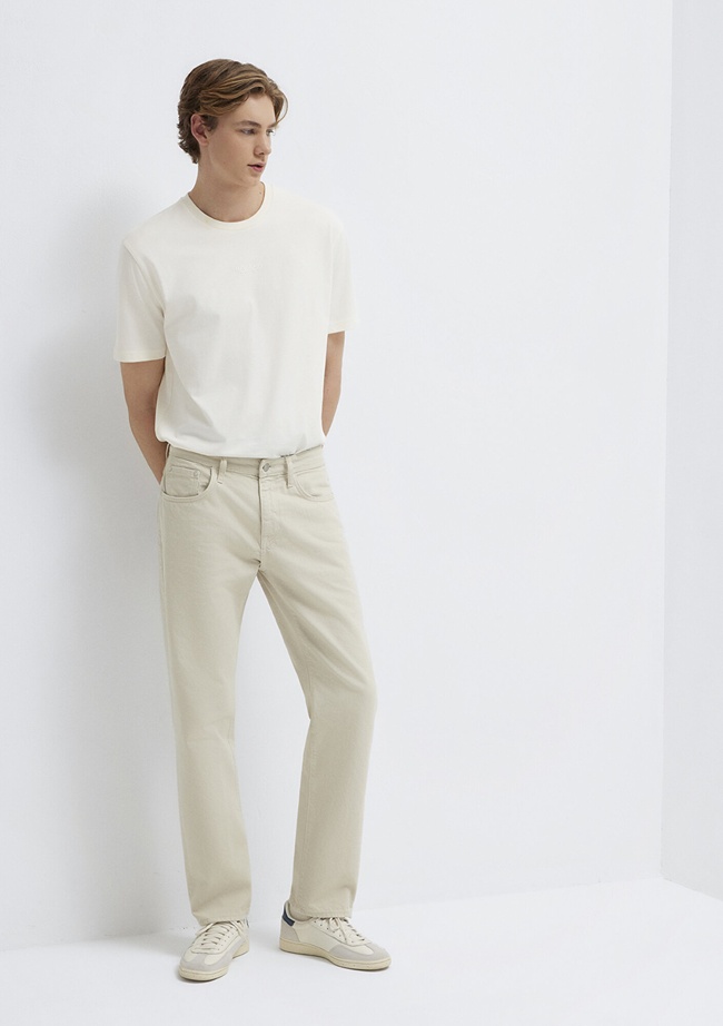  Mavi Lisbon Ekru Gabardin Pantolon 0010039-A3058